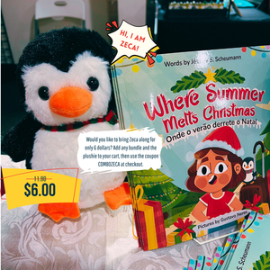 Plushie Zeca the Penguin | Pelúcia Zeca o Pinguim