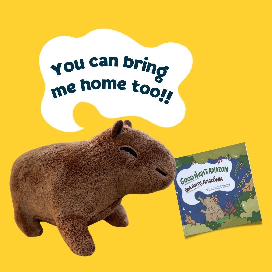 Plushie Yara the Capybara | Pelúcia Yara Capivara